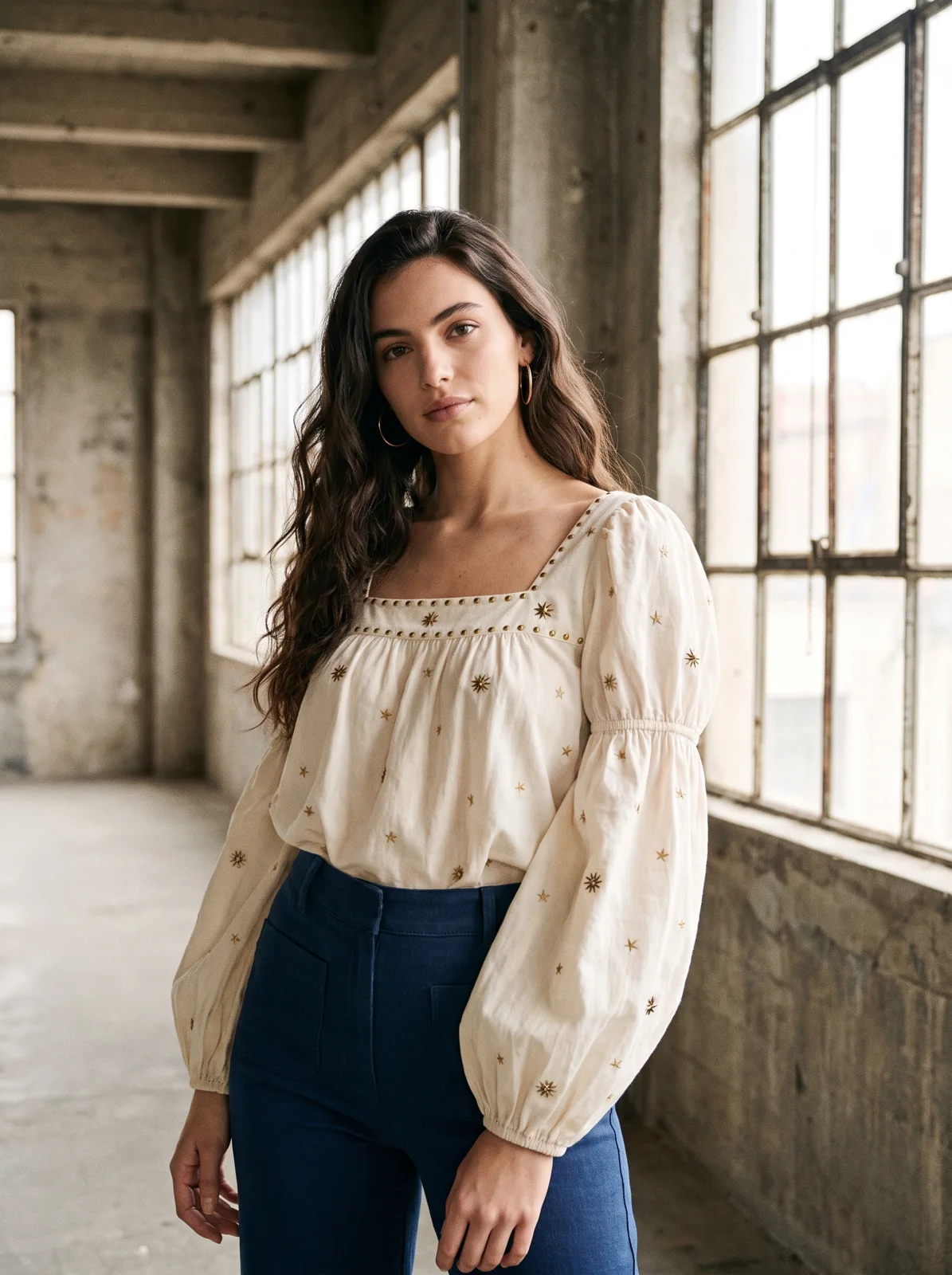 Star Blouse - Ivory